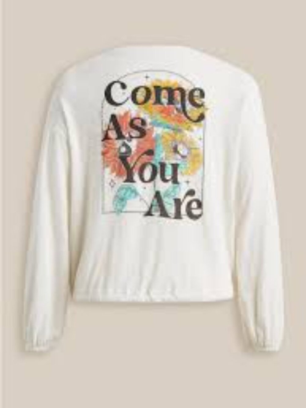 Torrid "Come As You Are" Classic Fit Top Drop Shoulder Floral Boho Tie Hem Size4 - Picture 13 of 14